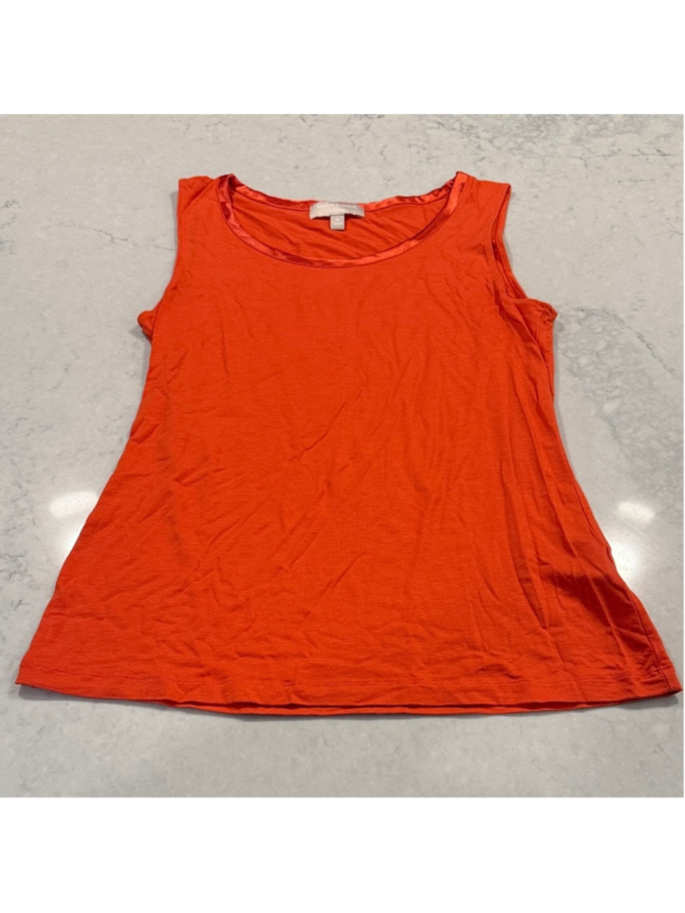 Banana Republic Orange Sleeveless Top Medium